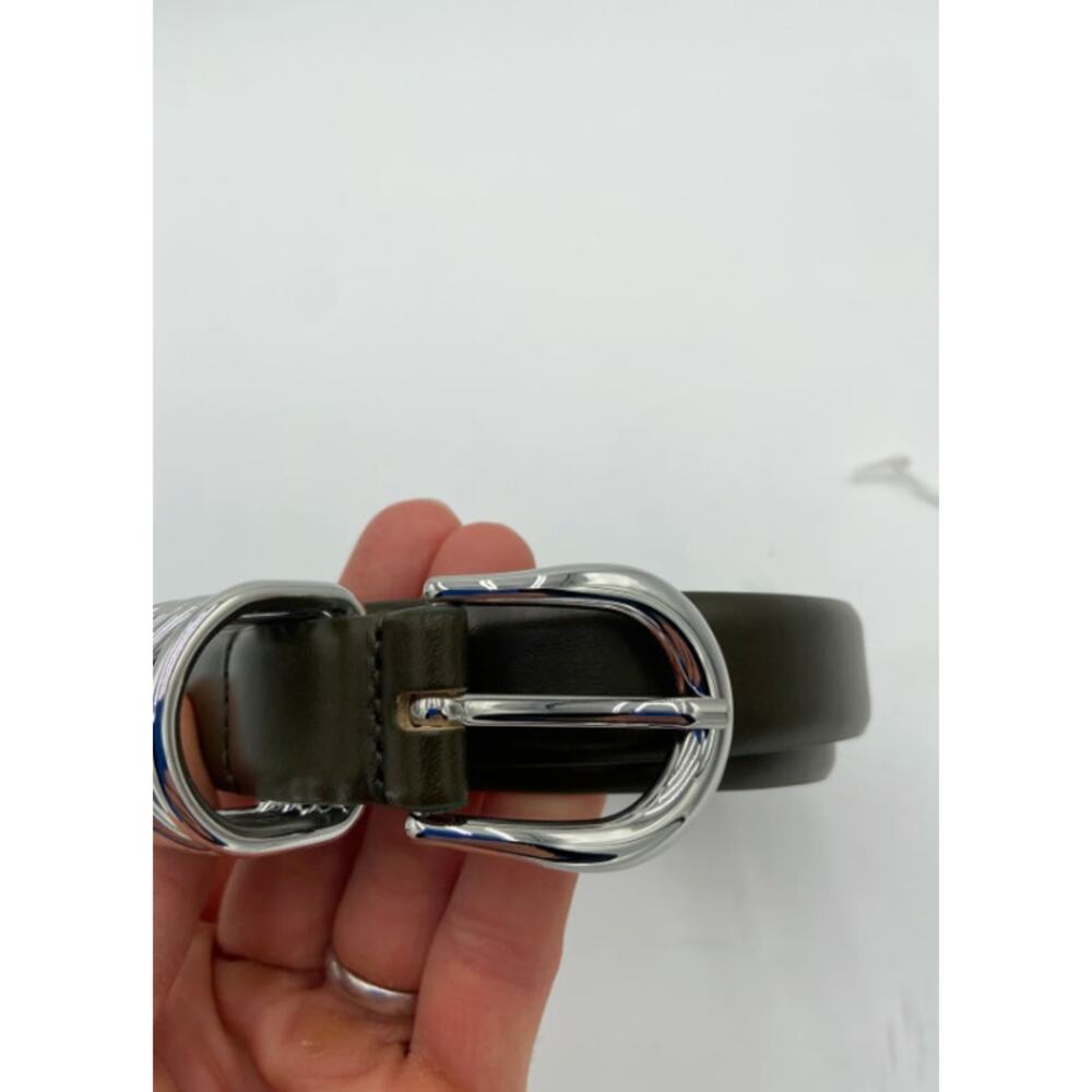 Dehanche Hollyhock Belt - Khaki Green & Silver size M - Picture 5 of 11